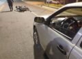 Una motociclista de 21 años resultó herida tras un accidente en avenida Eva Perón