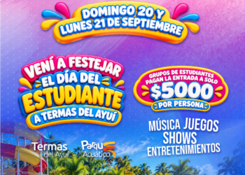 CODESAL propone una jornada especial para celebrar el Día del Estudiante en Termas del Ayuí