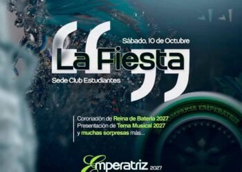 Comparsa Emperatriz anuncia su gran fiesta del 10 de octubre en el Club Estudiantes