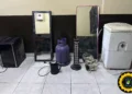 Allanamiento por robo derivó en el secuestro de droga, electrodomésticos y un detenido