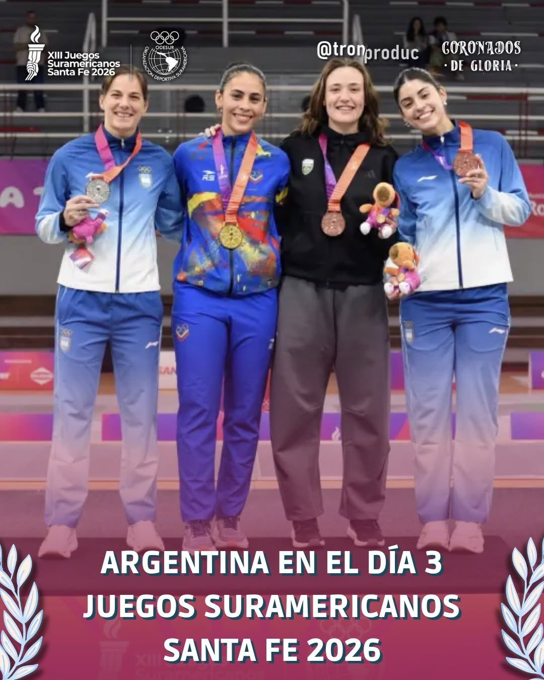 Juegos Suramericanos Santa Fe 2026: Argentina sumó 32 medallas en una jornada estelar y sigue como escolta de Brasil