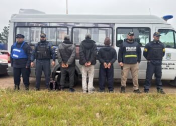 Operativo interfuerzas en la Autovía 14: cuatro detenidos con pedido de captura y secuestro de drogas a la altura del kilómetro 270