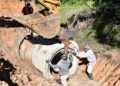 Las obras de desagües pluviales en el Barrio Parque Río Uruguay permitirán encauzar el agua proveniente de 30 manzanas