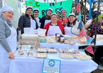 Muestra de formación laboral de jóvenes y adultos en Concordia