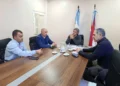 El Intendente Bravo mantuvo una importante reunión con Autoridades del Banco Entre Ríos
