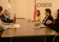 Integrantes de AGMER se reunieron con el presidente de la OSER