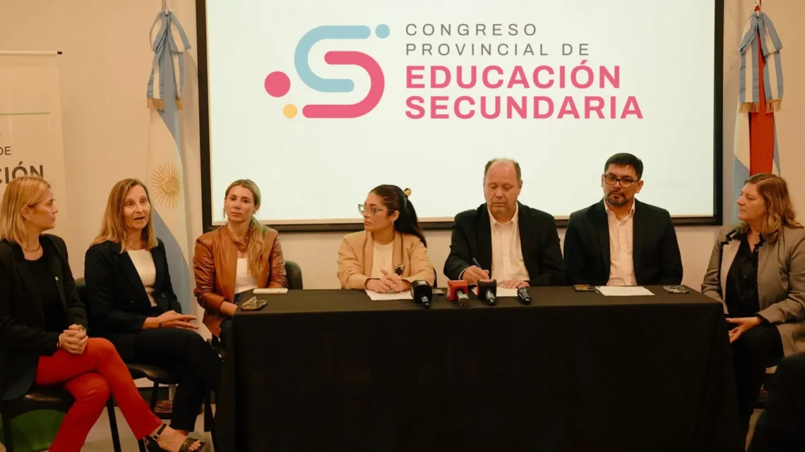 El CGE presentó el Congreso Provincial de Educación Secundaria