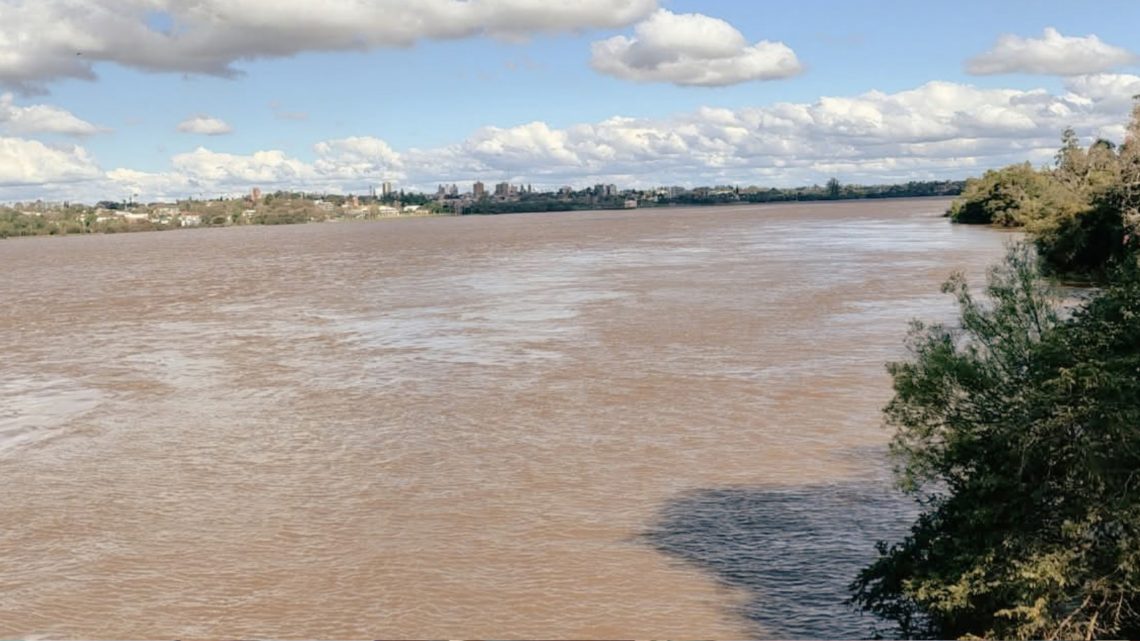 Altura del río uruguay frente al puerto de Concordia