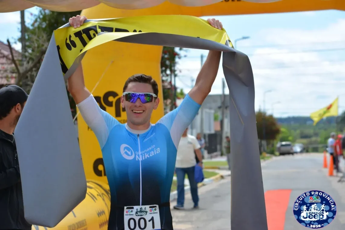 Pelichero y Brunini los nuevos Campeones del Duatlón Provincial