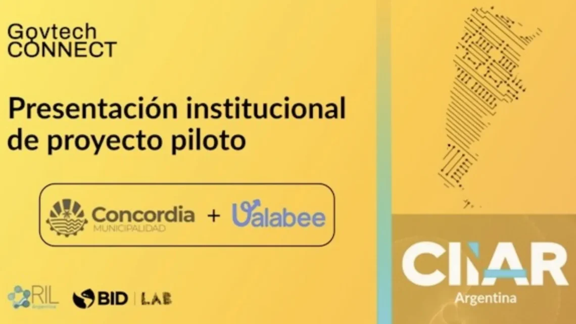 Concordia: avanza el proyecto piloto de movilidad urbana en el marco de Govtech Connect y Ciiar
