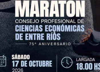 Este sábado se corre la “Maratón 75 Aniversario” del Consejo Profesional de Ciencias Económicas de Entre Ríos
